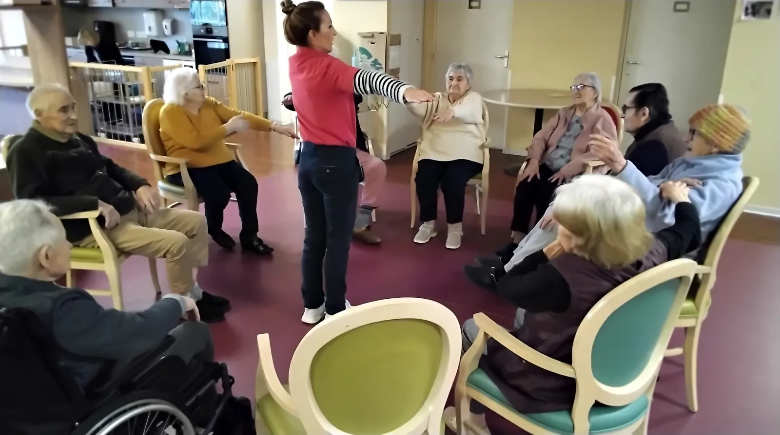 Gym douce à l'Unité Protégée