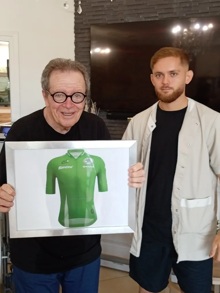 Arrivée du Tour du clos, le podium !