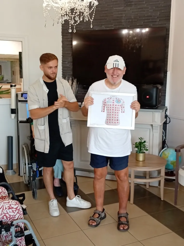 Arrivée du Tour du clos, le podium !