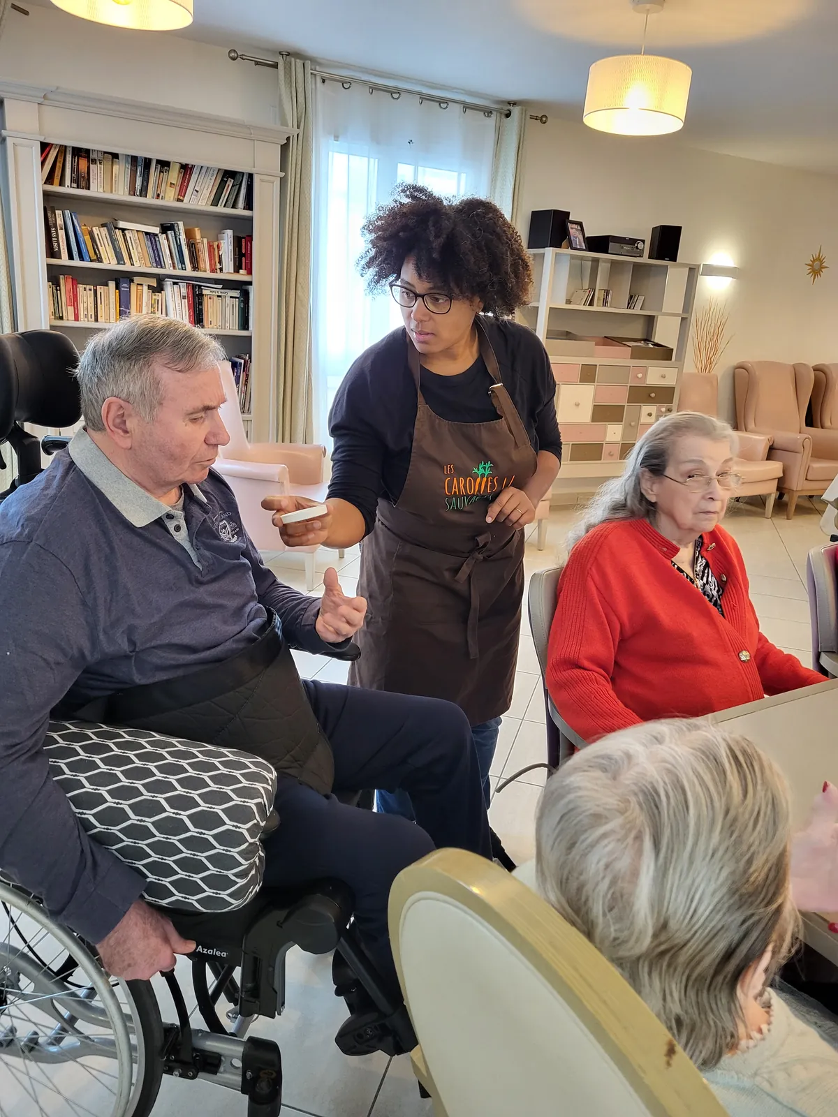 Atelier jardinage a la résidences les adrets a Clichy 