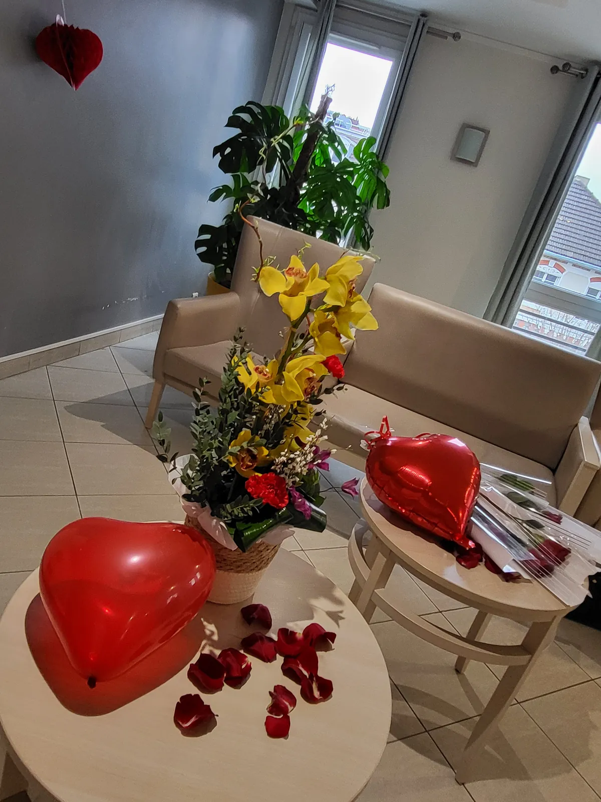 la saint- valentin  A la résidence les Adrets 