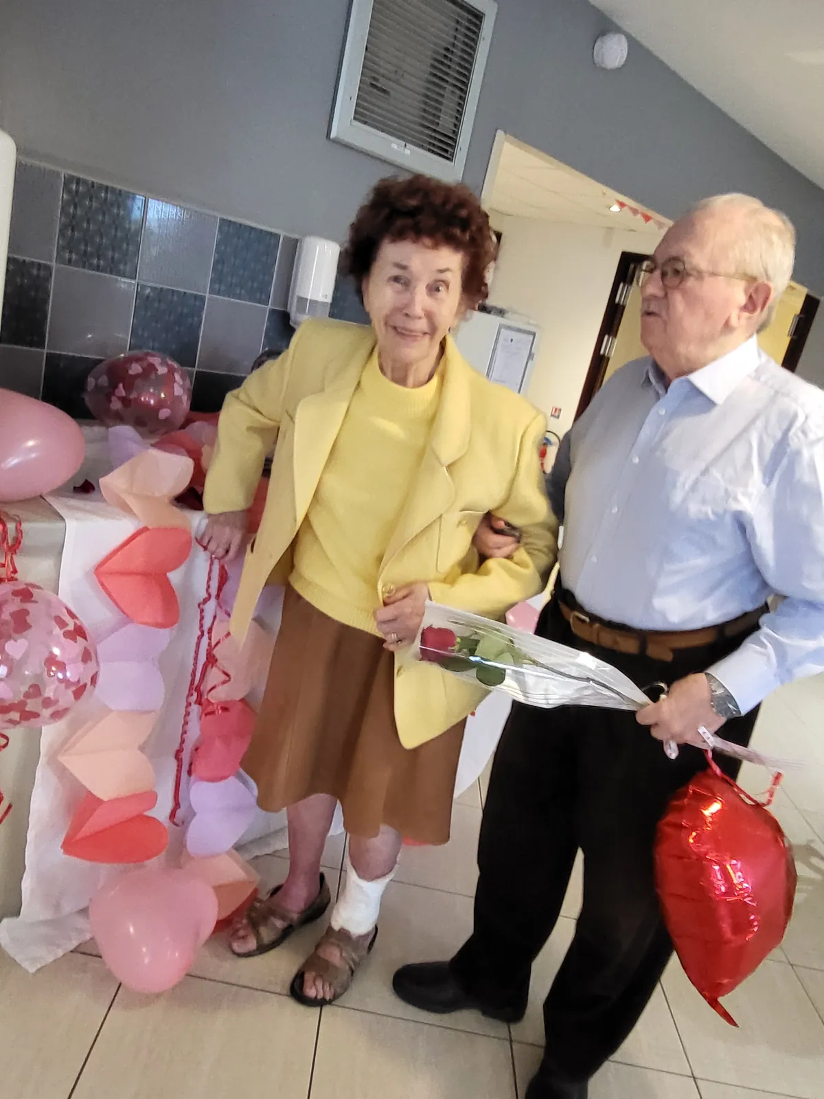 la saint- valentin  A la résidence les Adrets 