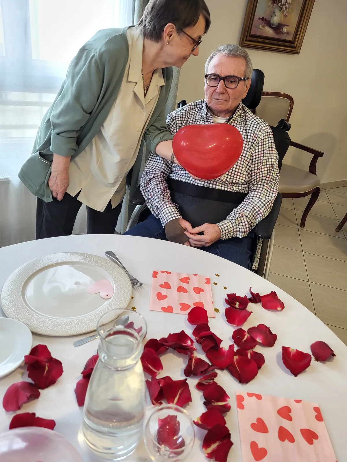 la saint- valentin  A la résidence les Adrets 