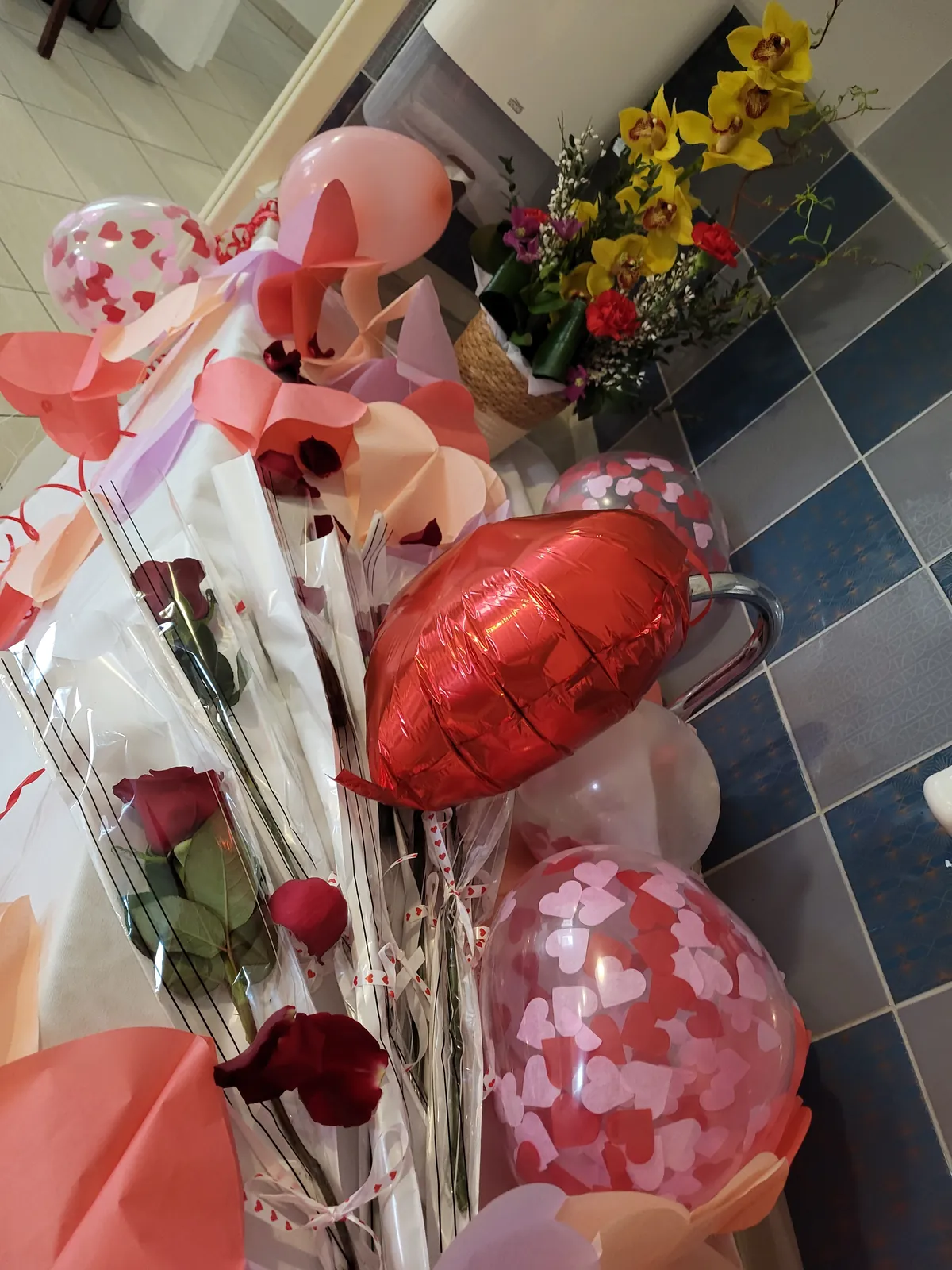 la saint- valentin  A la résidence les Adrets 