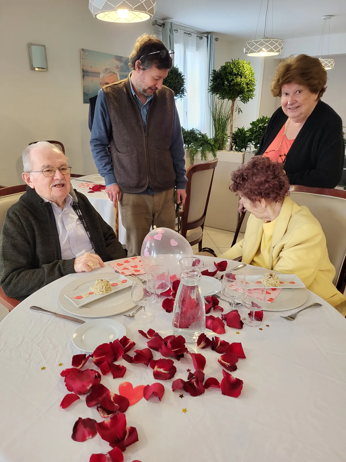 la saint- valentin  A la résidence les Adrets 
