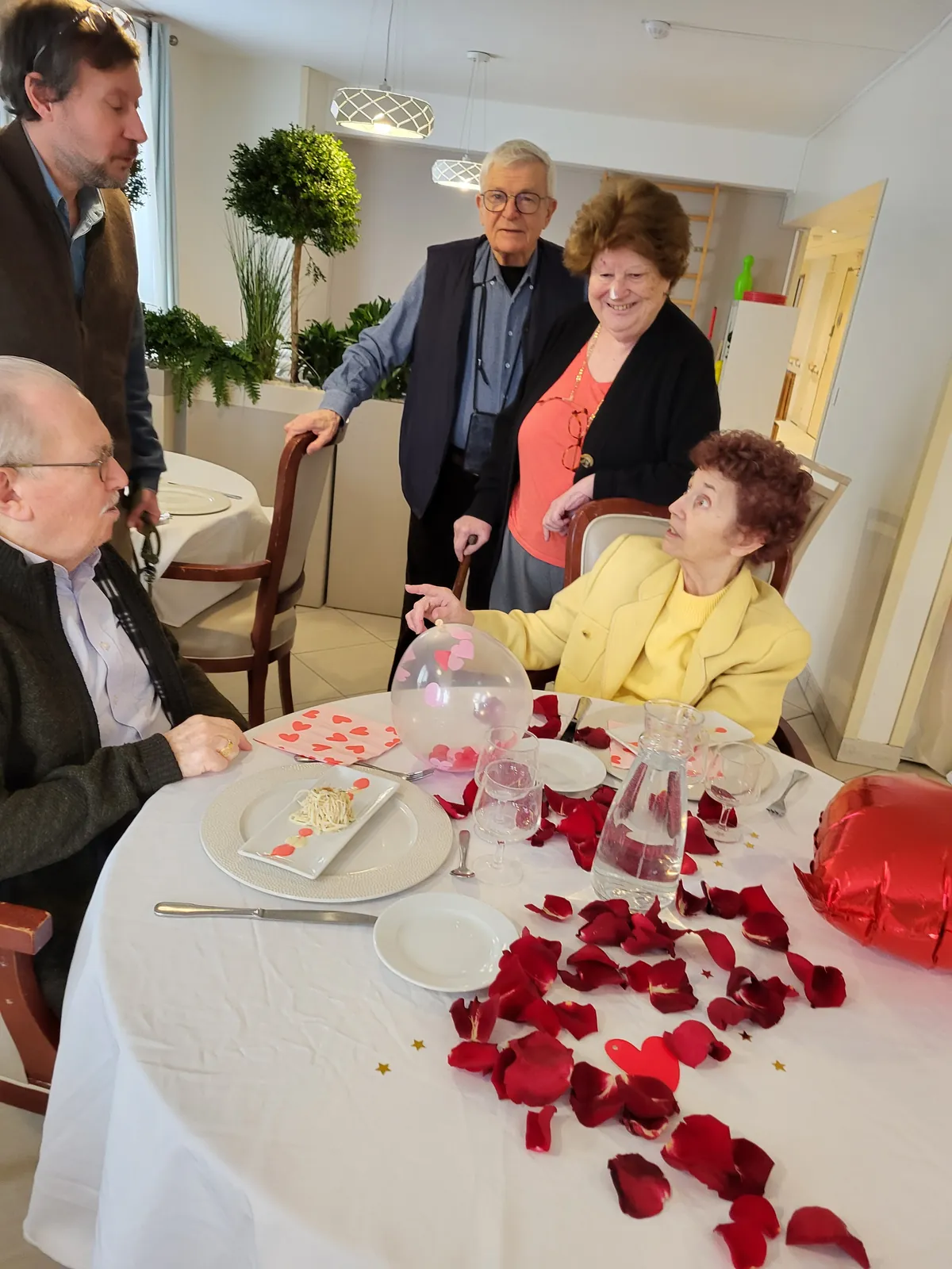 la saint- valentin  A la résidence les Adrets 