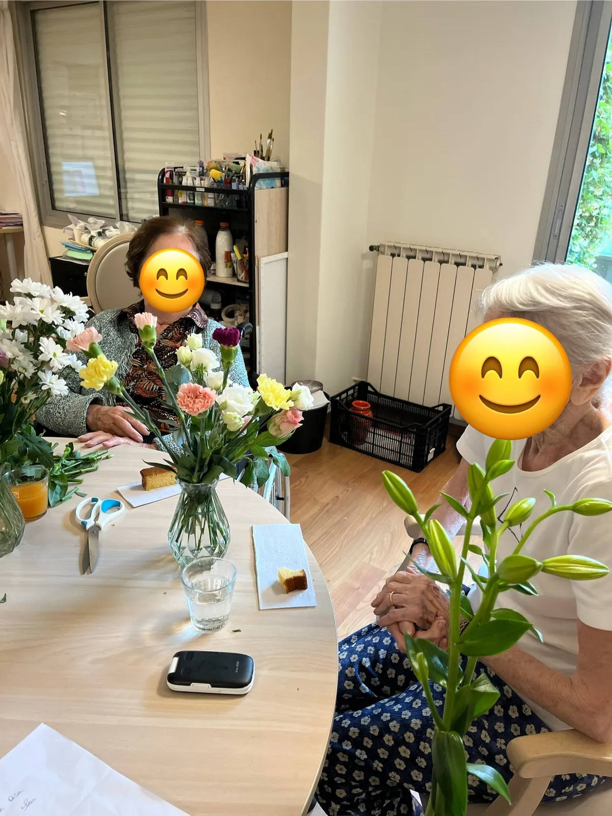 Une bonne odeur de fleurs fraîches embaume le rez-de-chaussée !