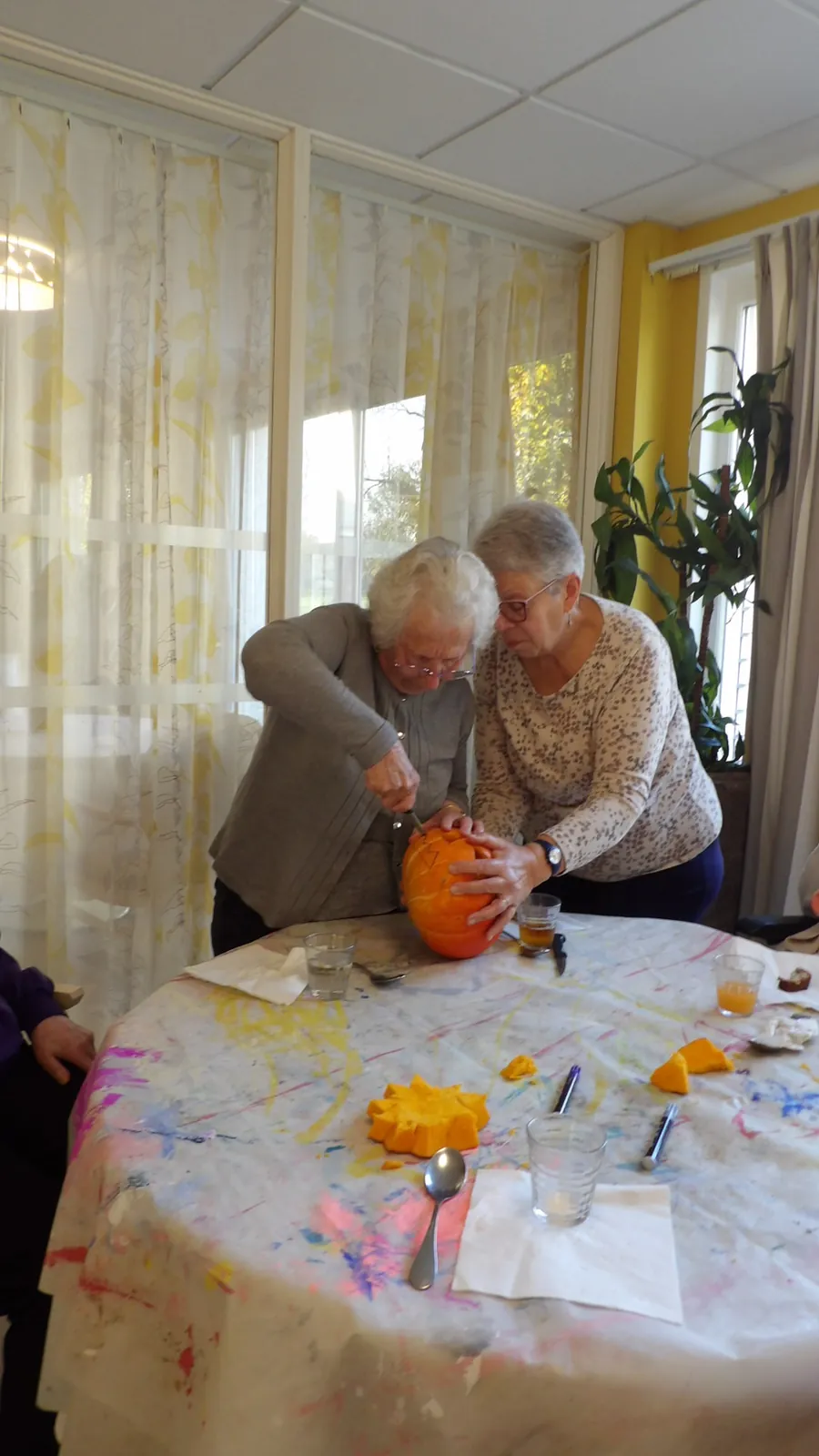La Magie des Citrouilles : Des résidents en Pleine Créativité