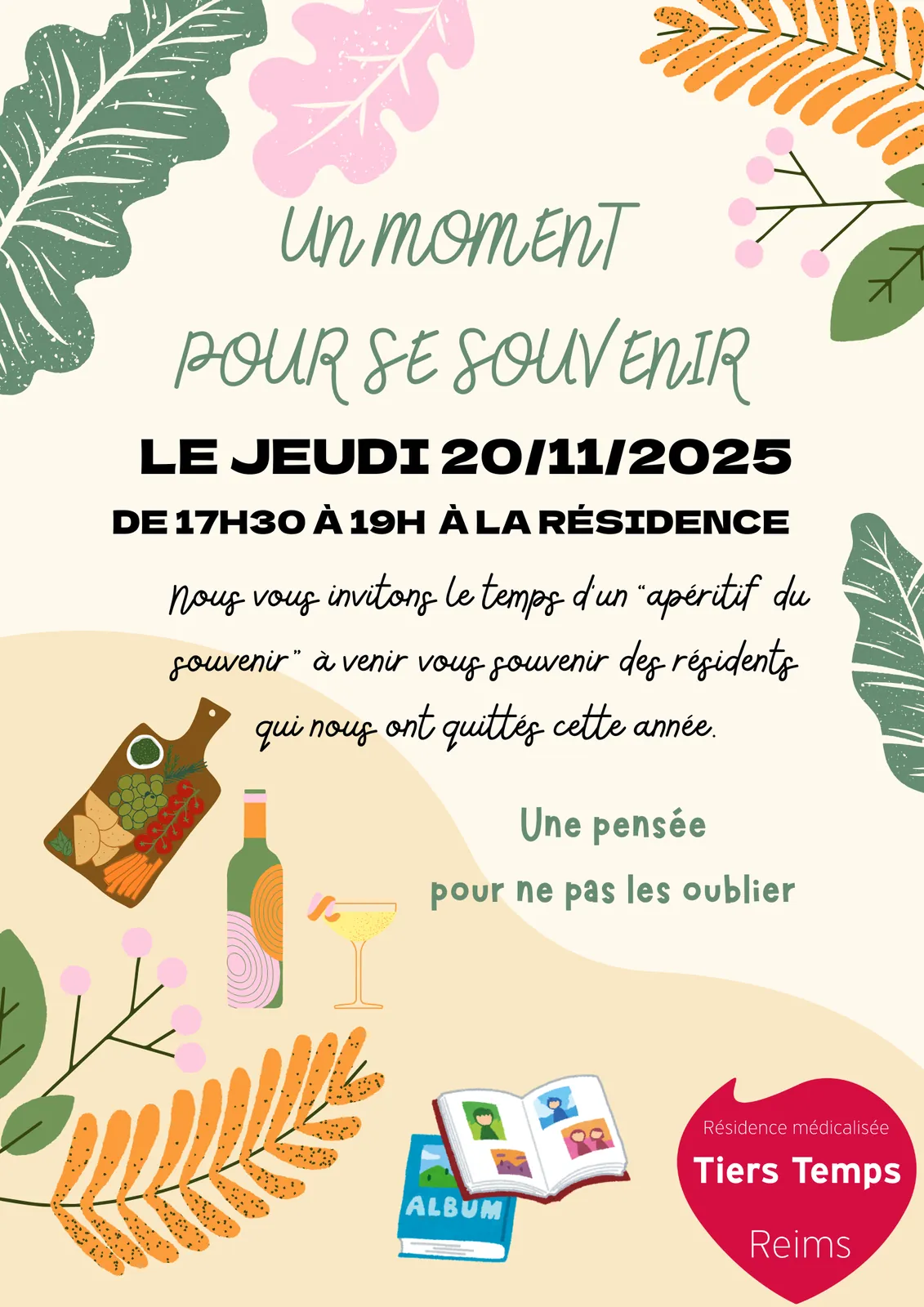 Un moment pour se souvenir à l'Ehpad Tiers Temps Reims