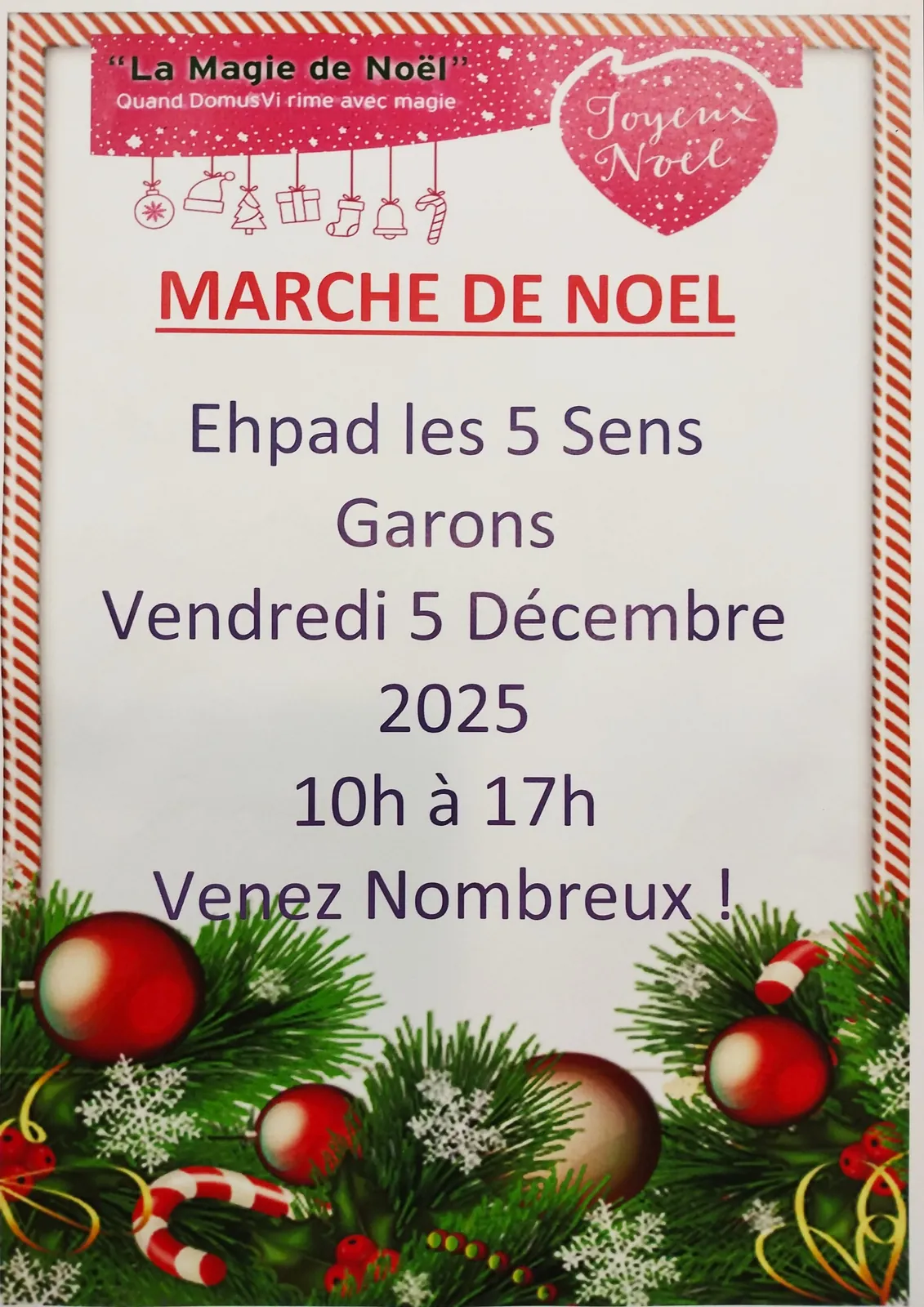 Festivités du mois 