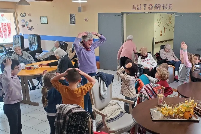 Les enfants du centre de loisirs nous rendent visite !