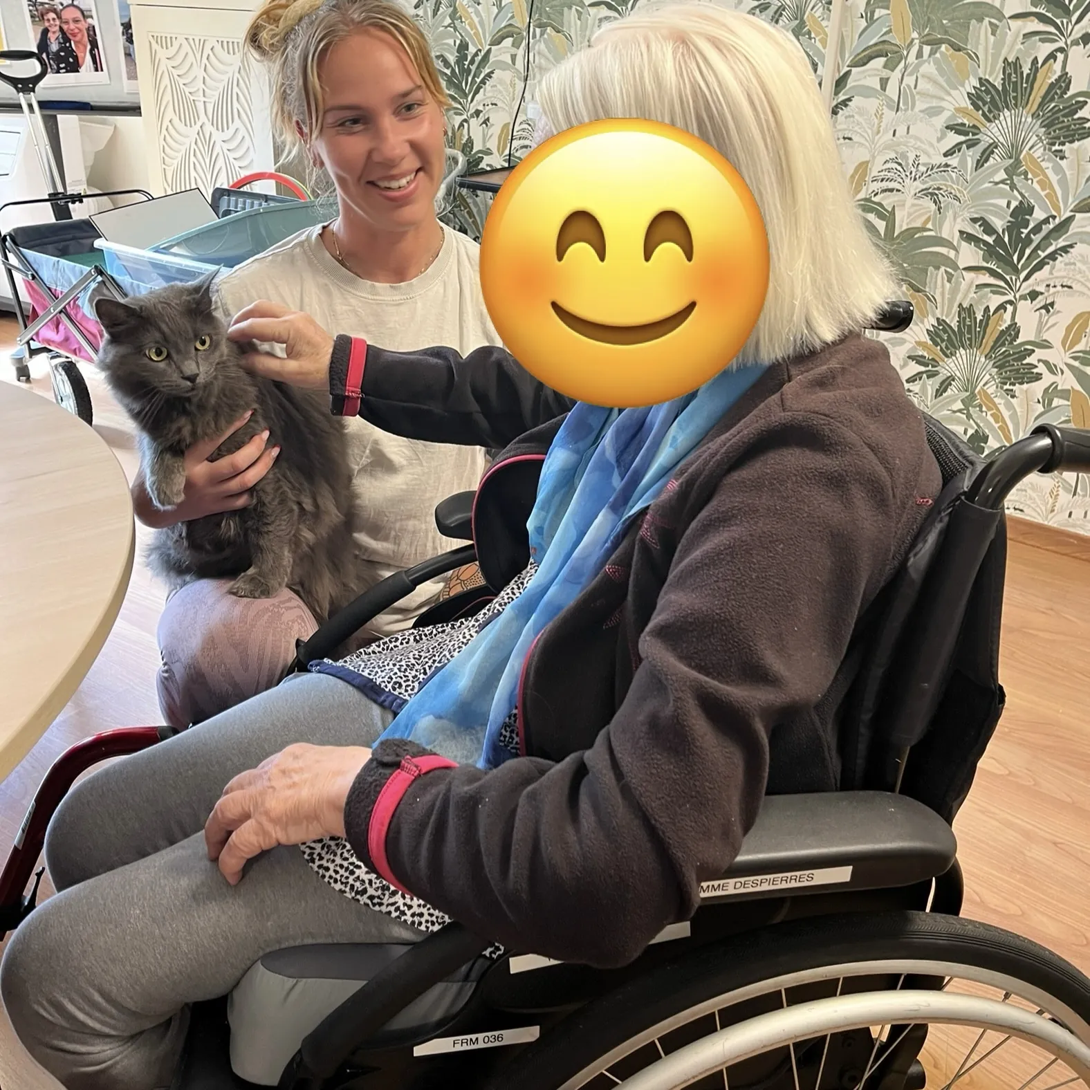 Rencontre avec Anaïs, zoothérapeute, Chantal ainsi que Freya !