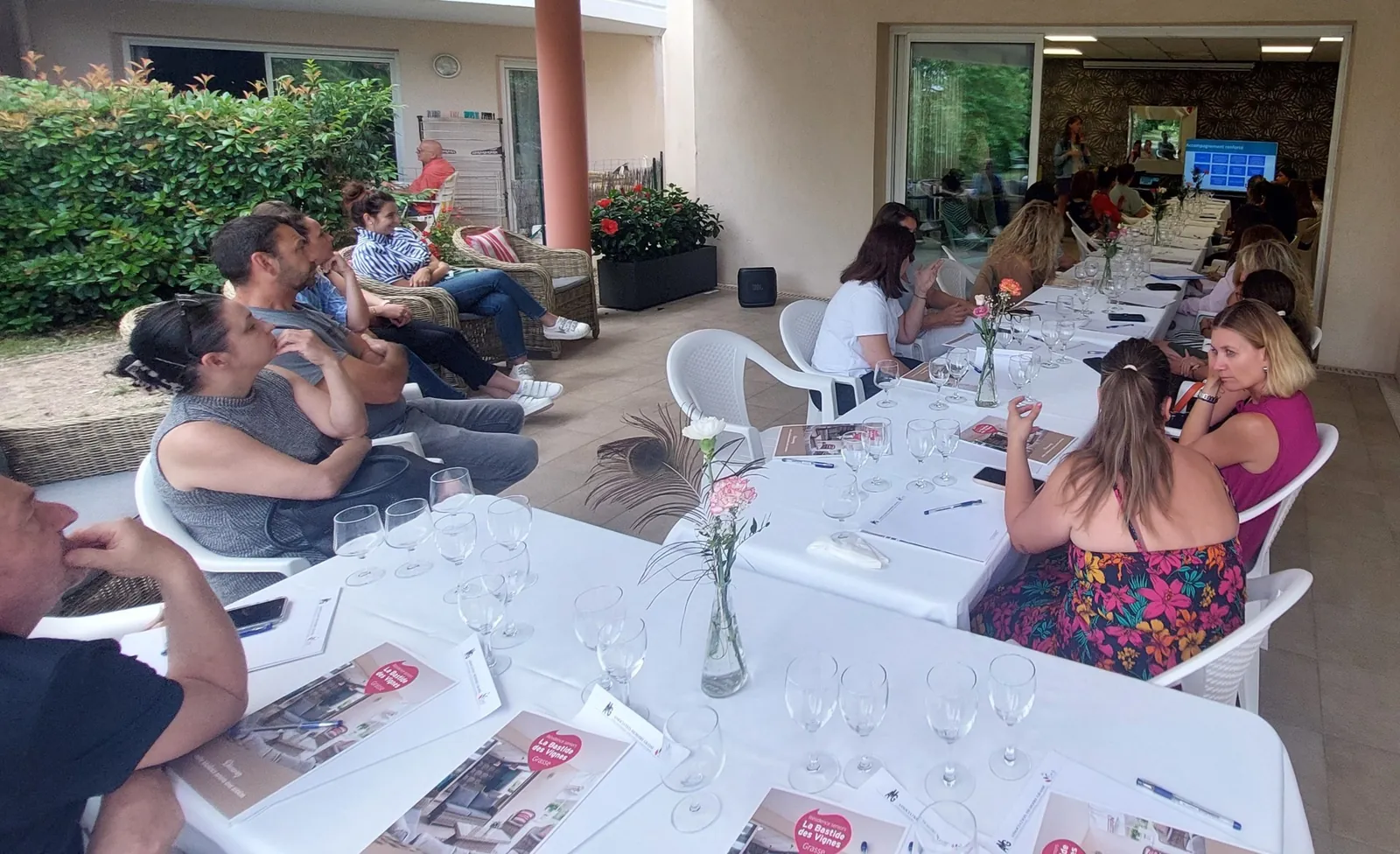 Soirée de l'Association Mémoire de Grasse à la Bastide des Vignes