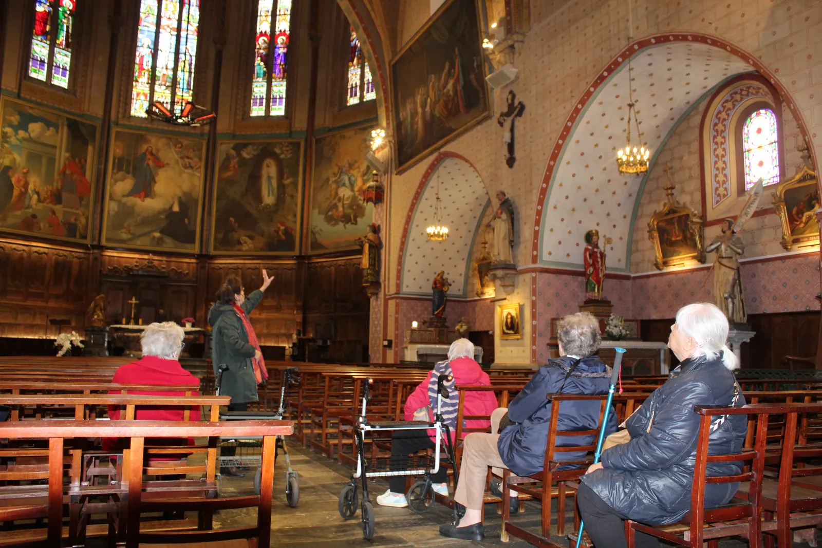 Visite de la Collégiale d'Ibos