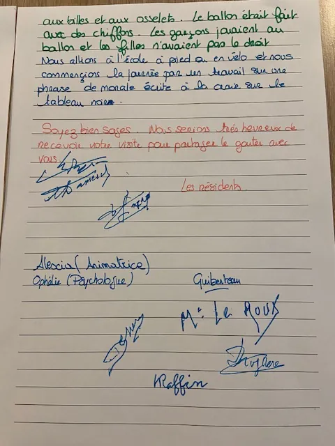 Atelier discussion sur L'école