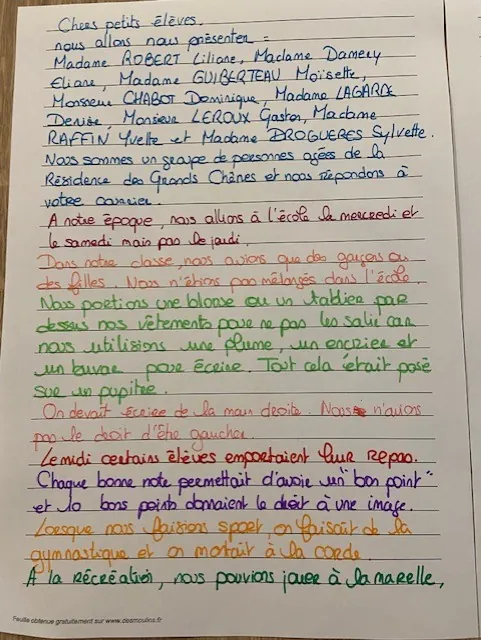 Atelier discussion sur L'école