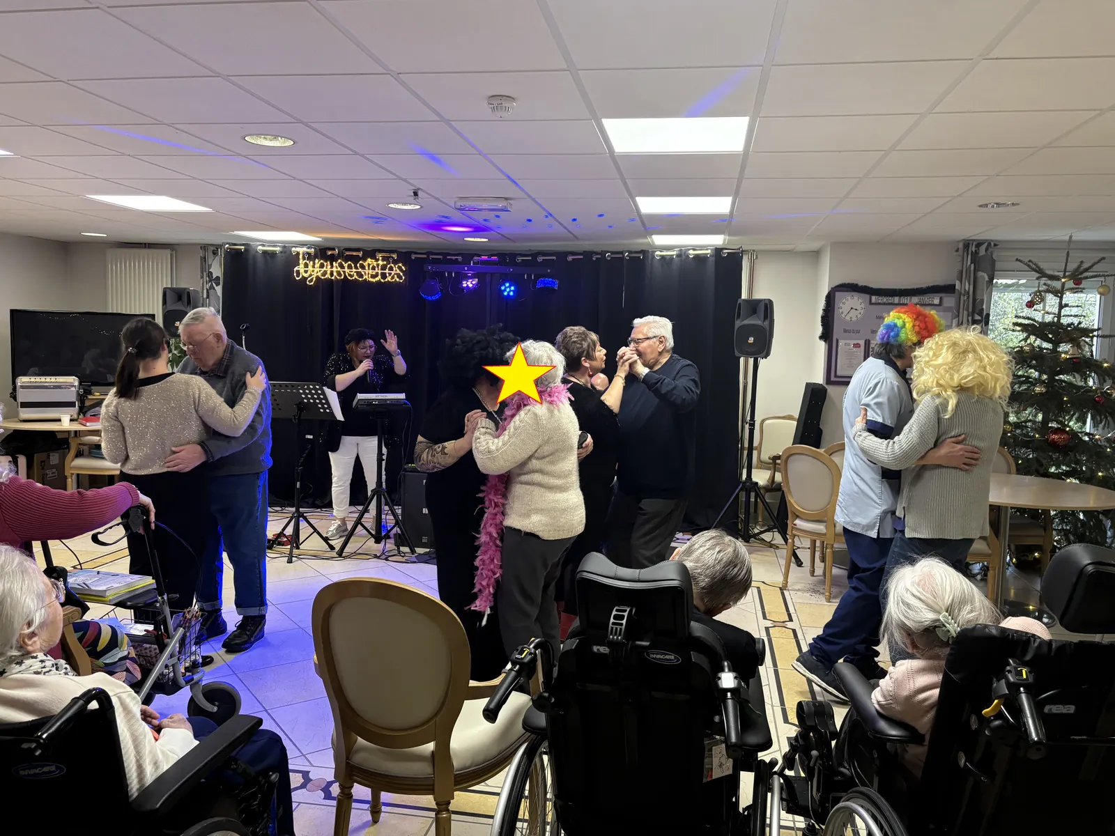 Ambiance festive aux Jardins Médicis pour le Nouvel An ! 