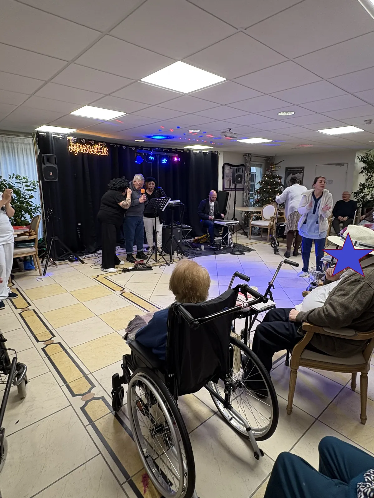 Ambiance festive aux Jardins Médicis pour le Nouvel An ! 