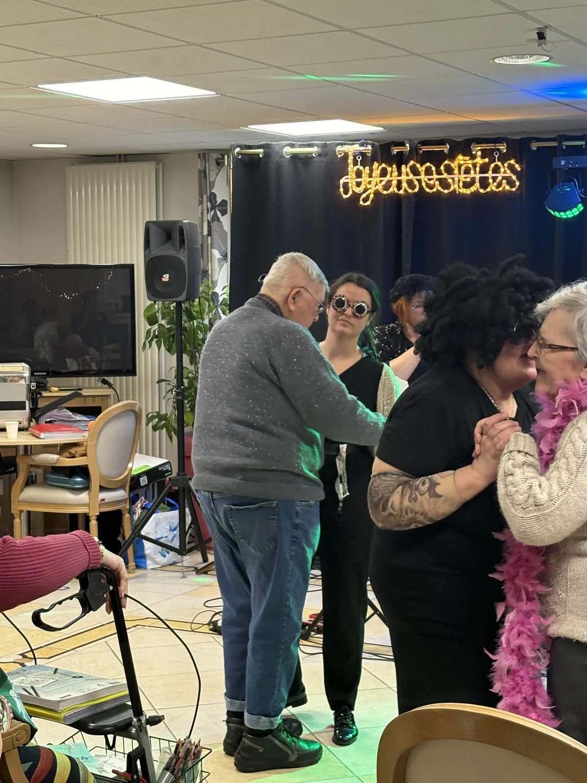 Ambiance festive aux Jardins Médicis pour le Nouvel An ! 