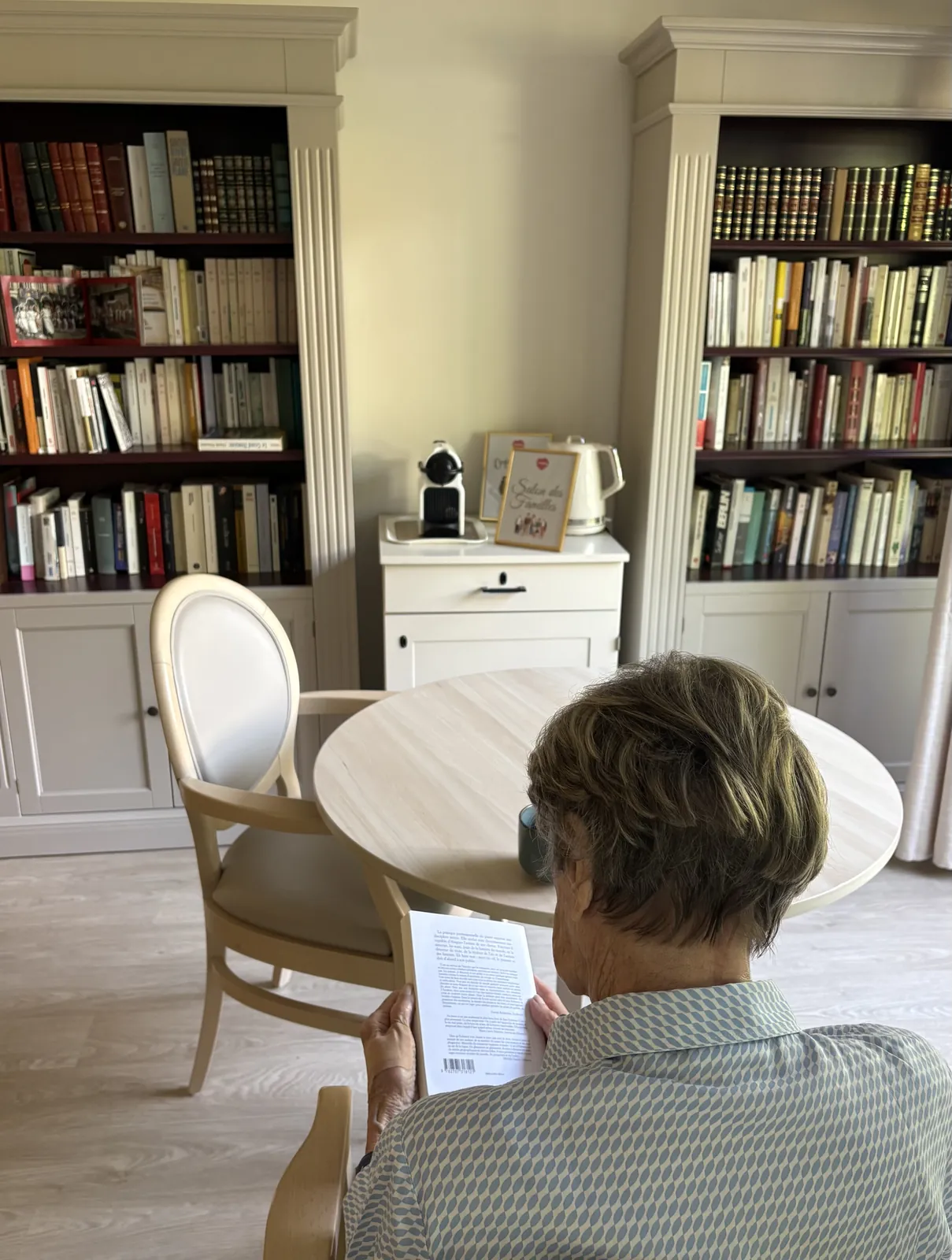 Une nouvelle bibliothèque au rez-de-chaussée de l’EHPAD
