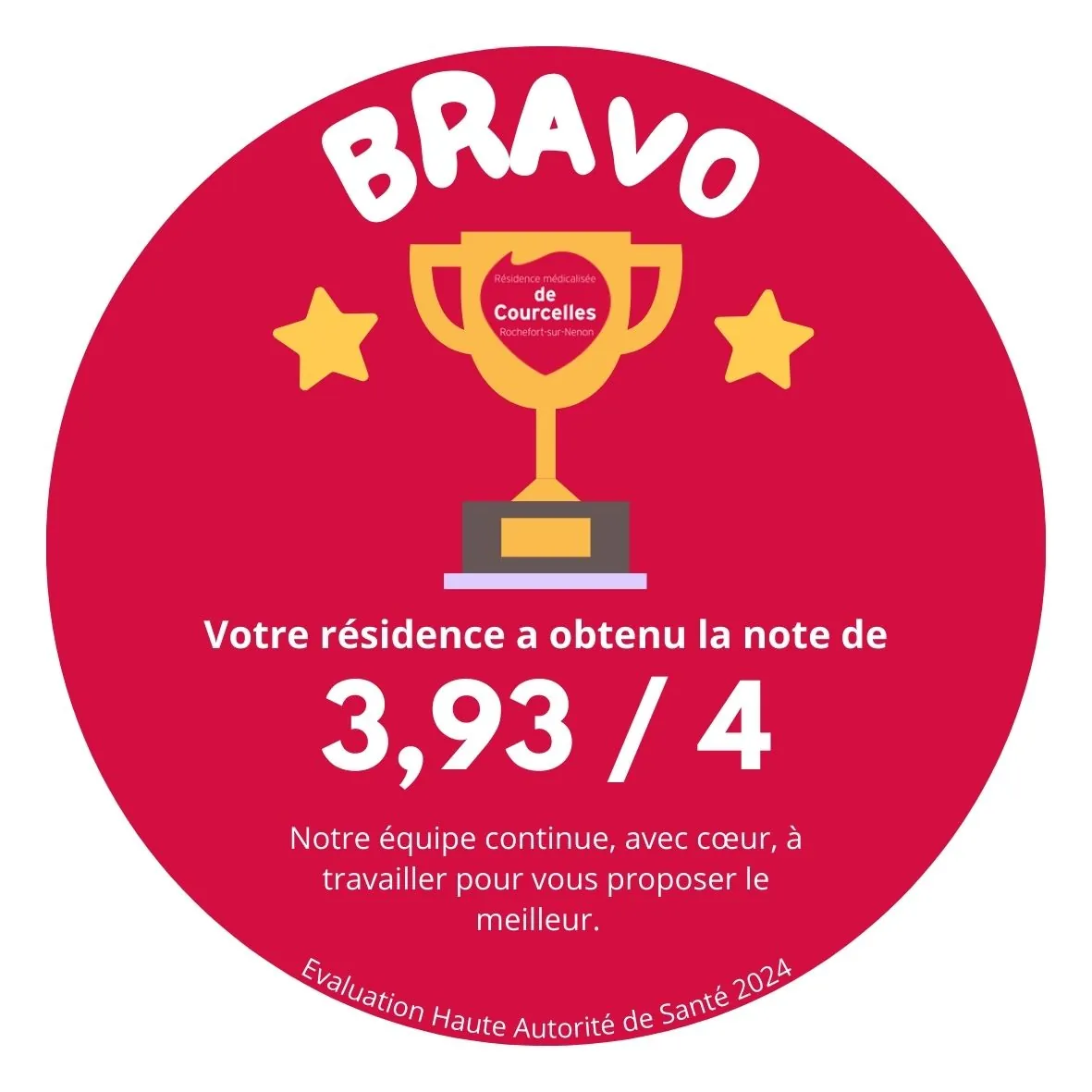 Notre accompagnement félicité ! 