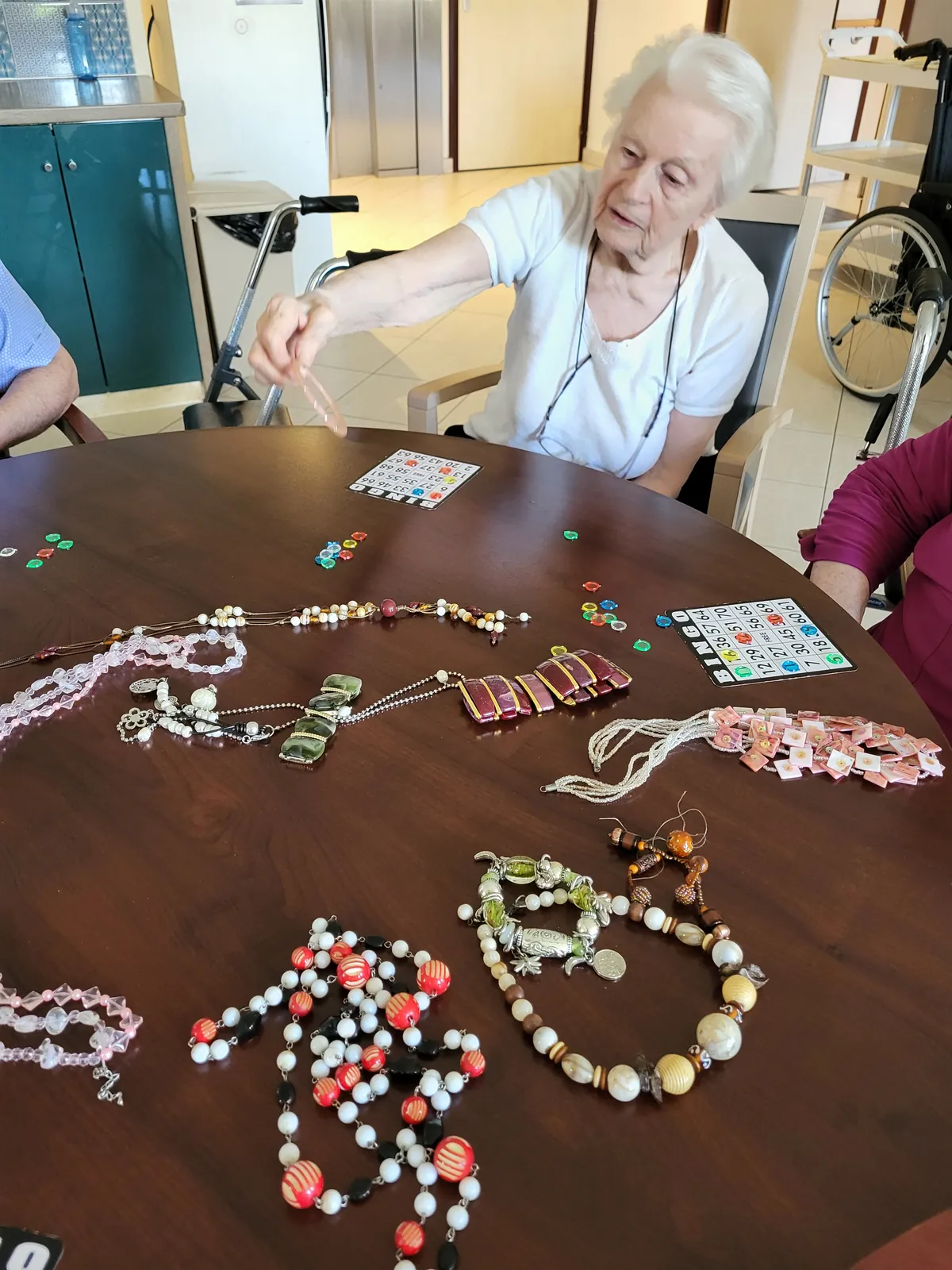 Loto  avec les résidents à la résidence les Adrets 