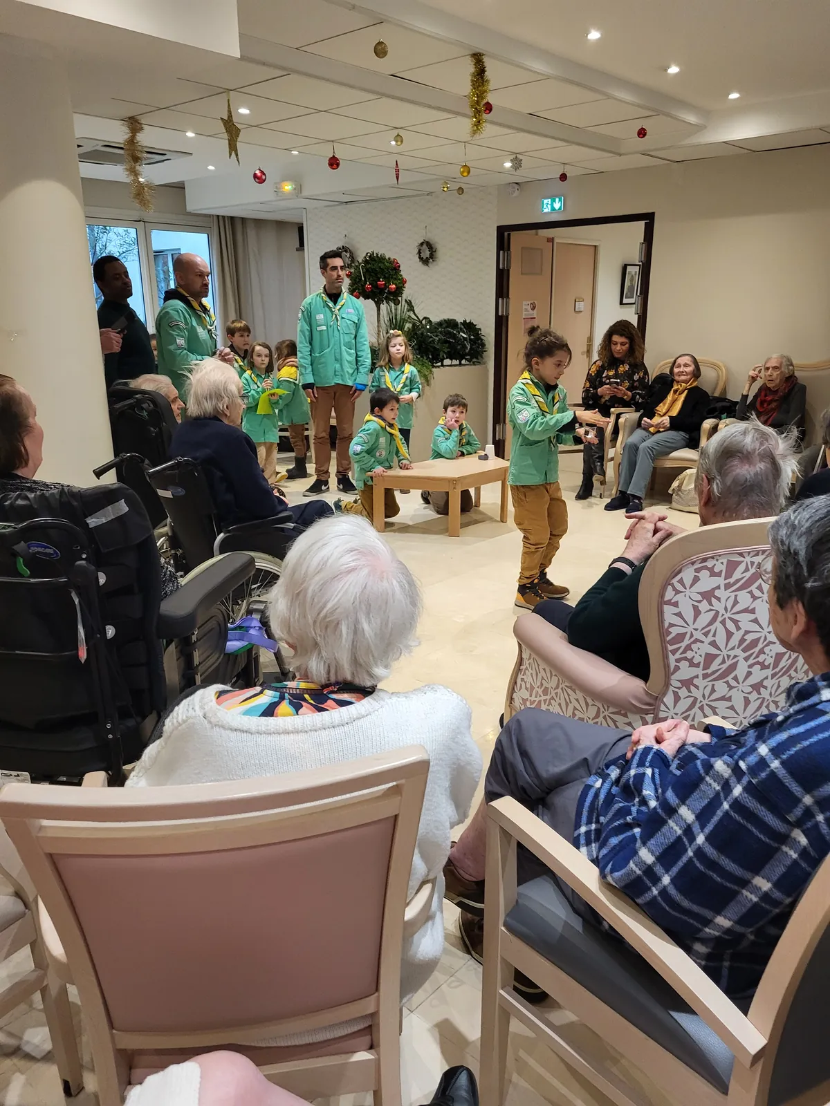 les scouts farfadets a la résidence les Adrets 