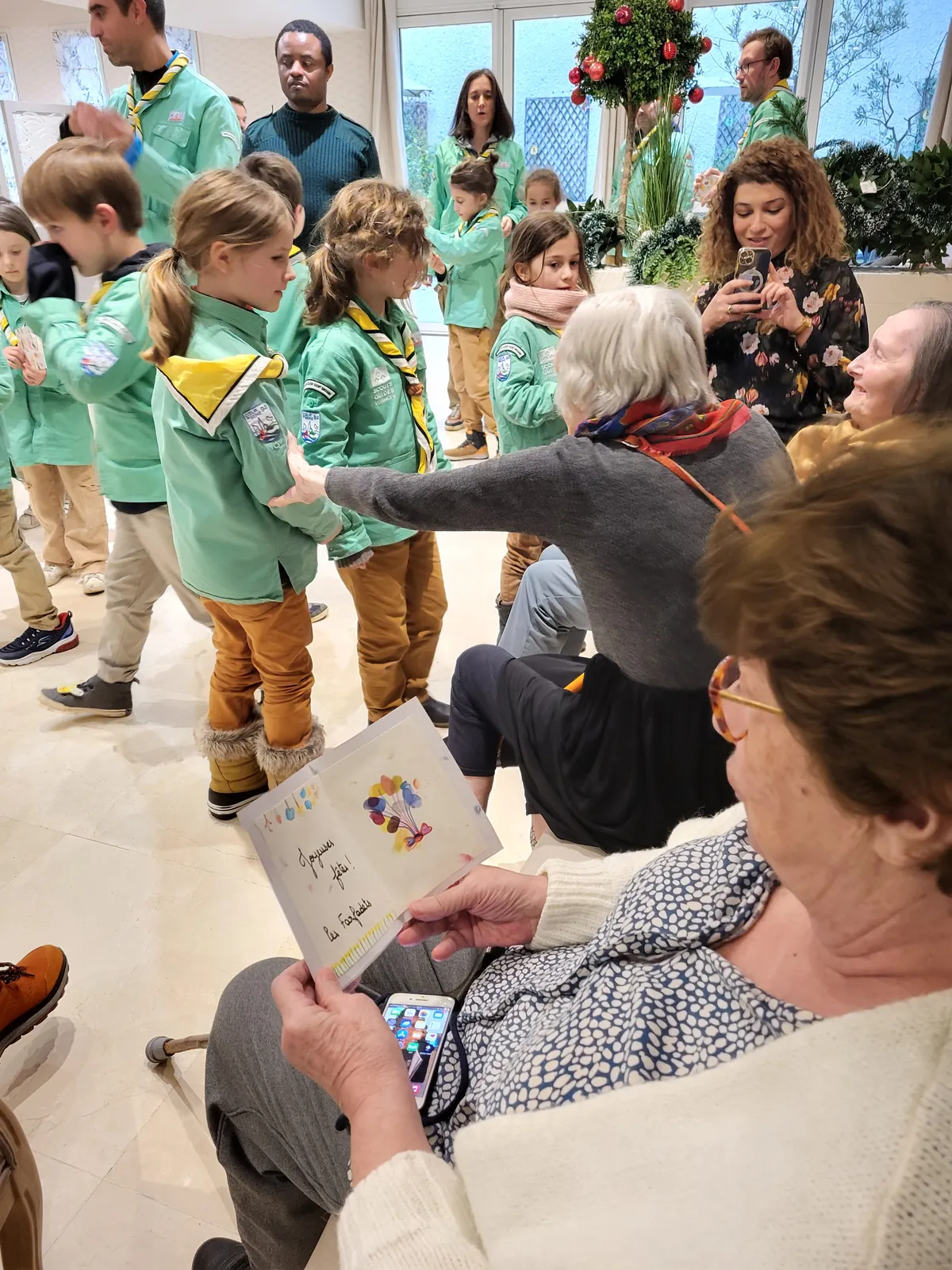 les scouts farfadets a la résidence les Adrets 