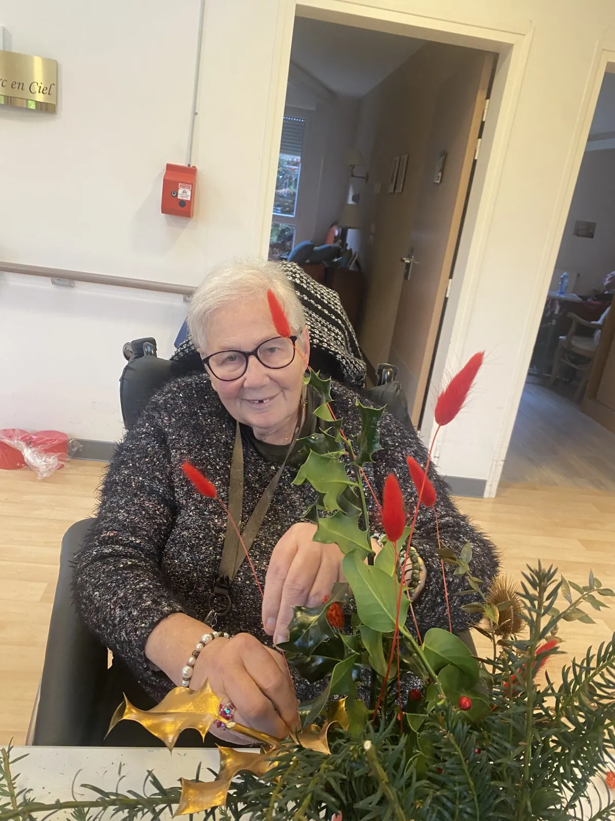 Un atelier d'art floral pour les résidents de la Triade 