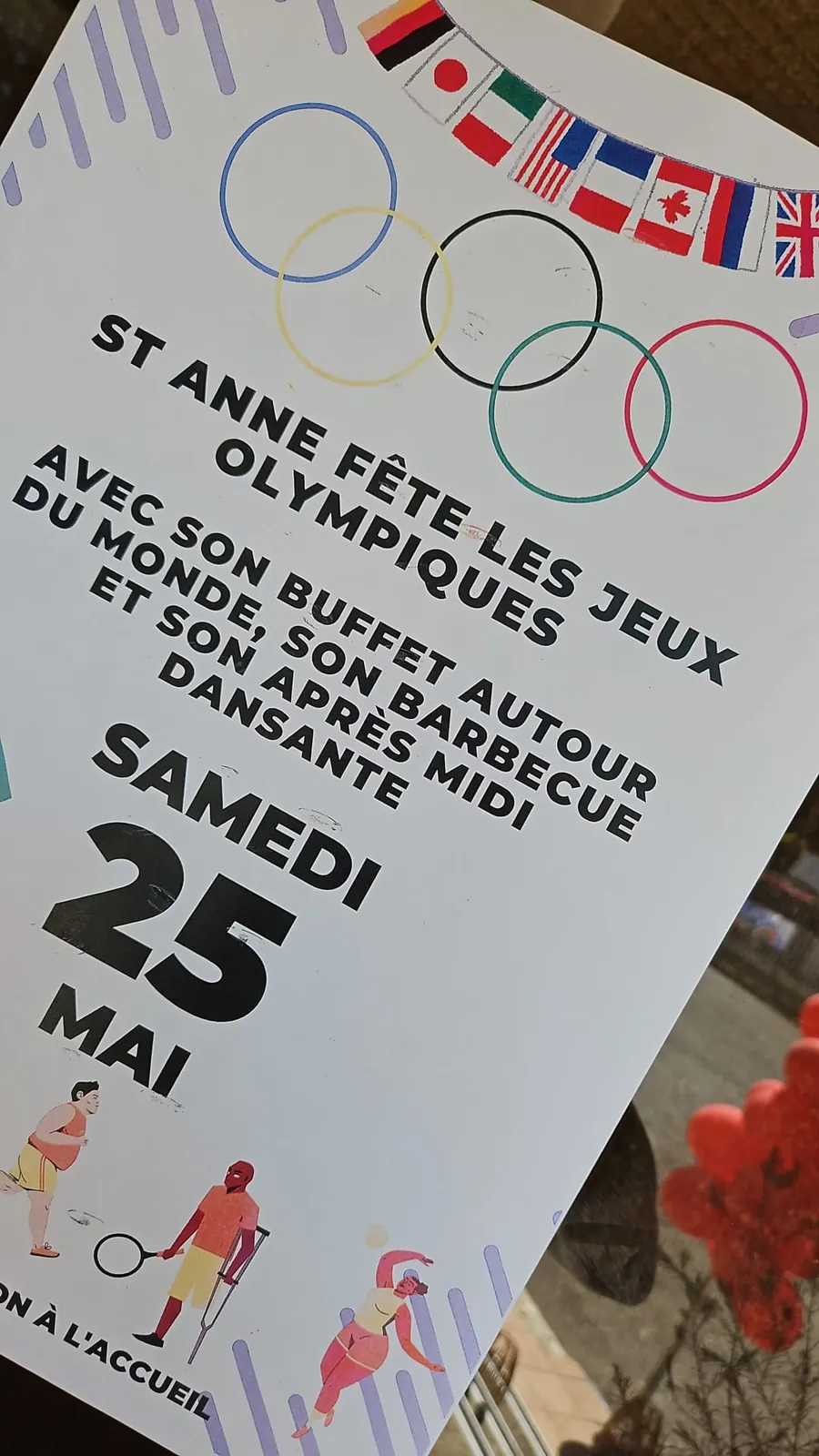 Une Journée Festive aux Couleurs des Jeux Olympiques à la Résidence Sainte Anne !