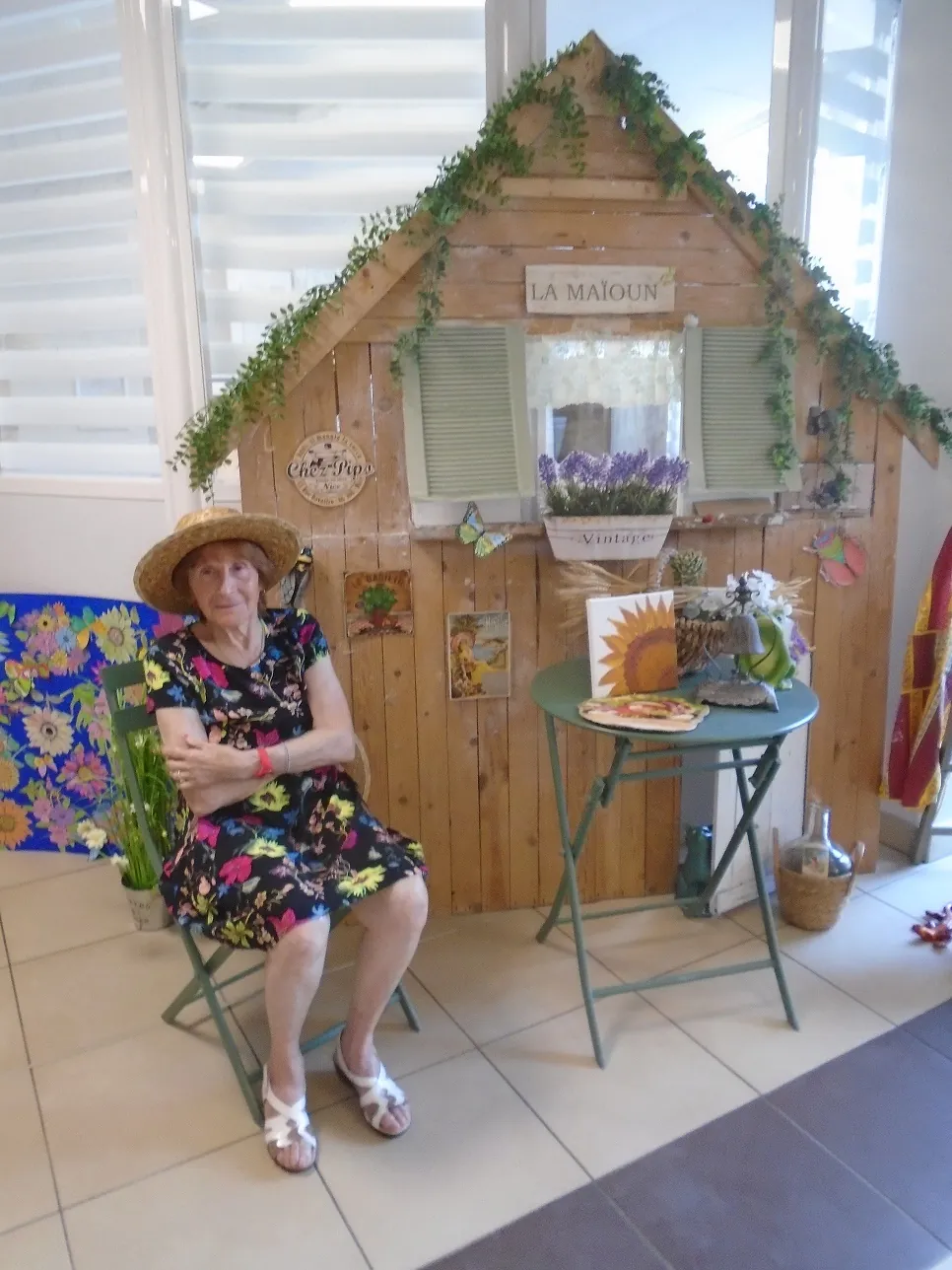 " Benvenuto à la Maïoun" de retraite les Vallières de Cagnes-sur-Mer 