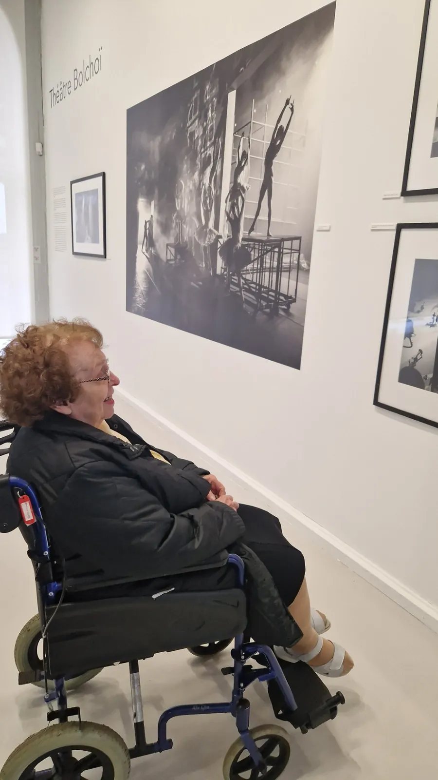 Visite d'une exposition de photo Gérad Uferas à la villa Tamaris de la Seyne sur Mer