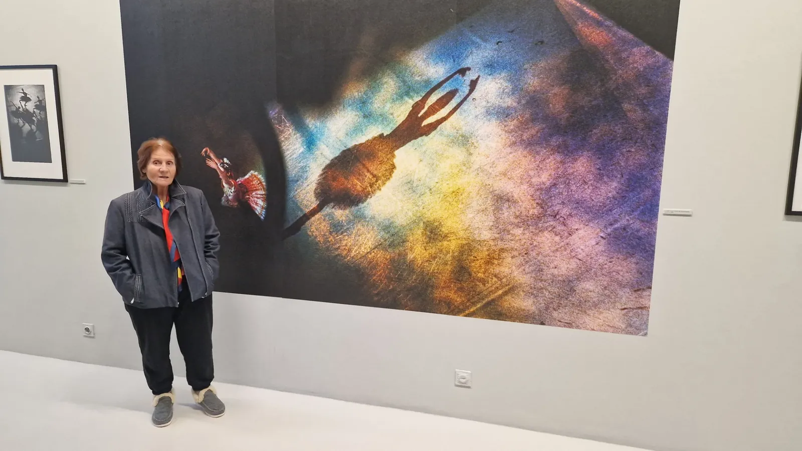 Visite d'une exposition de photo Gérad Uferas à la villa Tamaris de la Seyne sur Mer