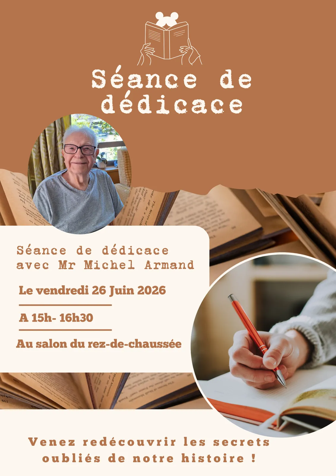 Séance  de dédicace