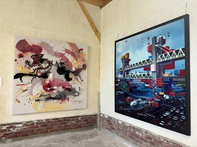 Exposition" l'Envolée" à Port Aviation