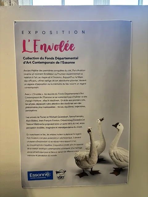 Exposition" l'Envolée" à Port Aviation