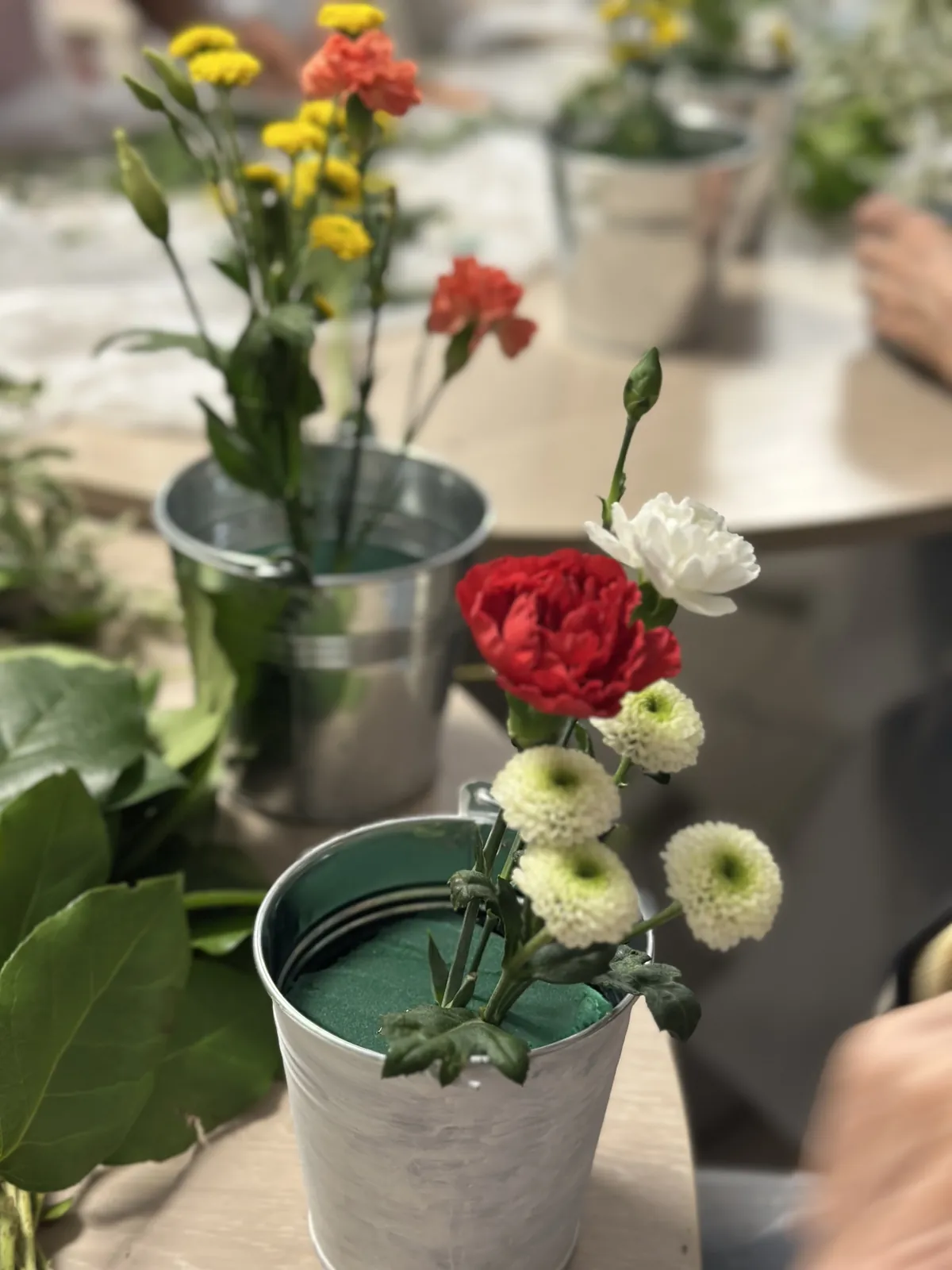 Atelier floral à la Résidence Azur 
