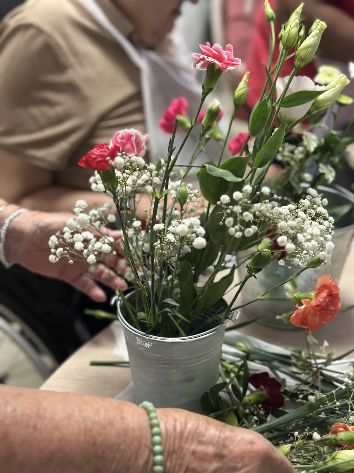 Atelier floral à la Résidence Azur 
