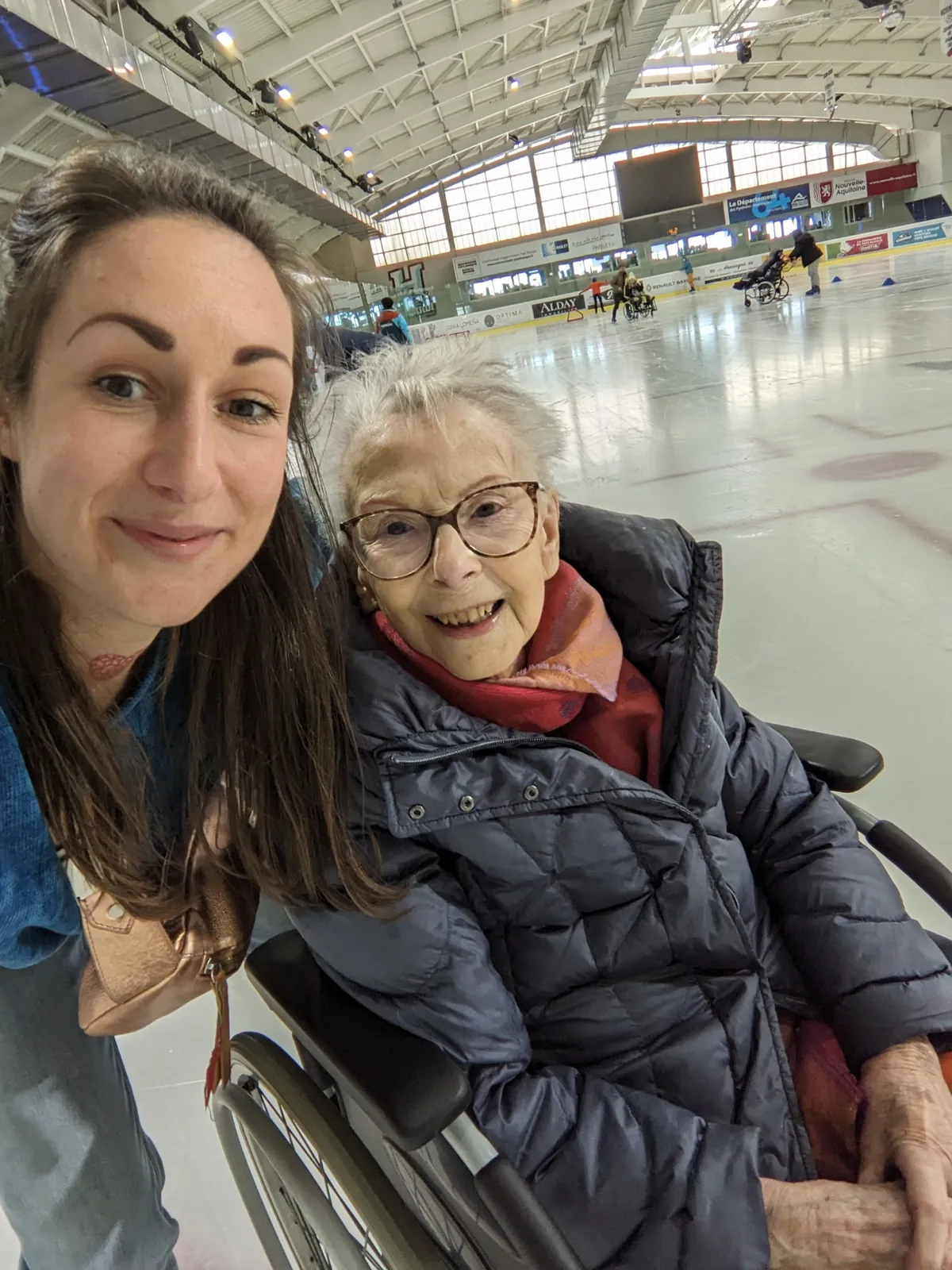 Sortie glissante. 