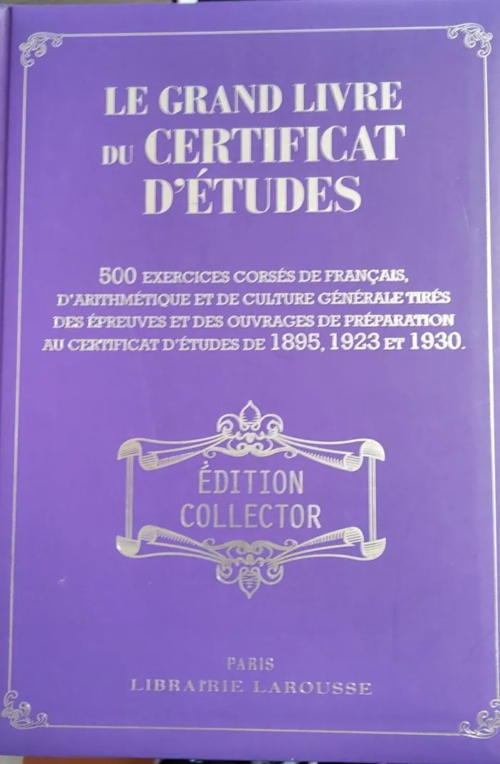 Certificat d'études 1923