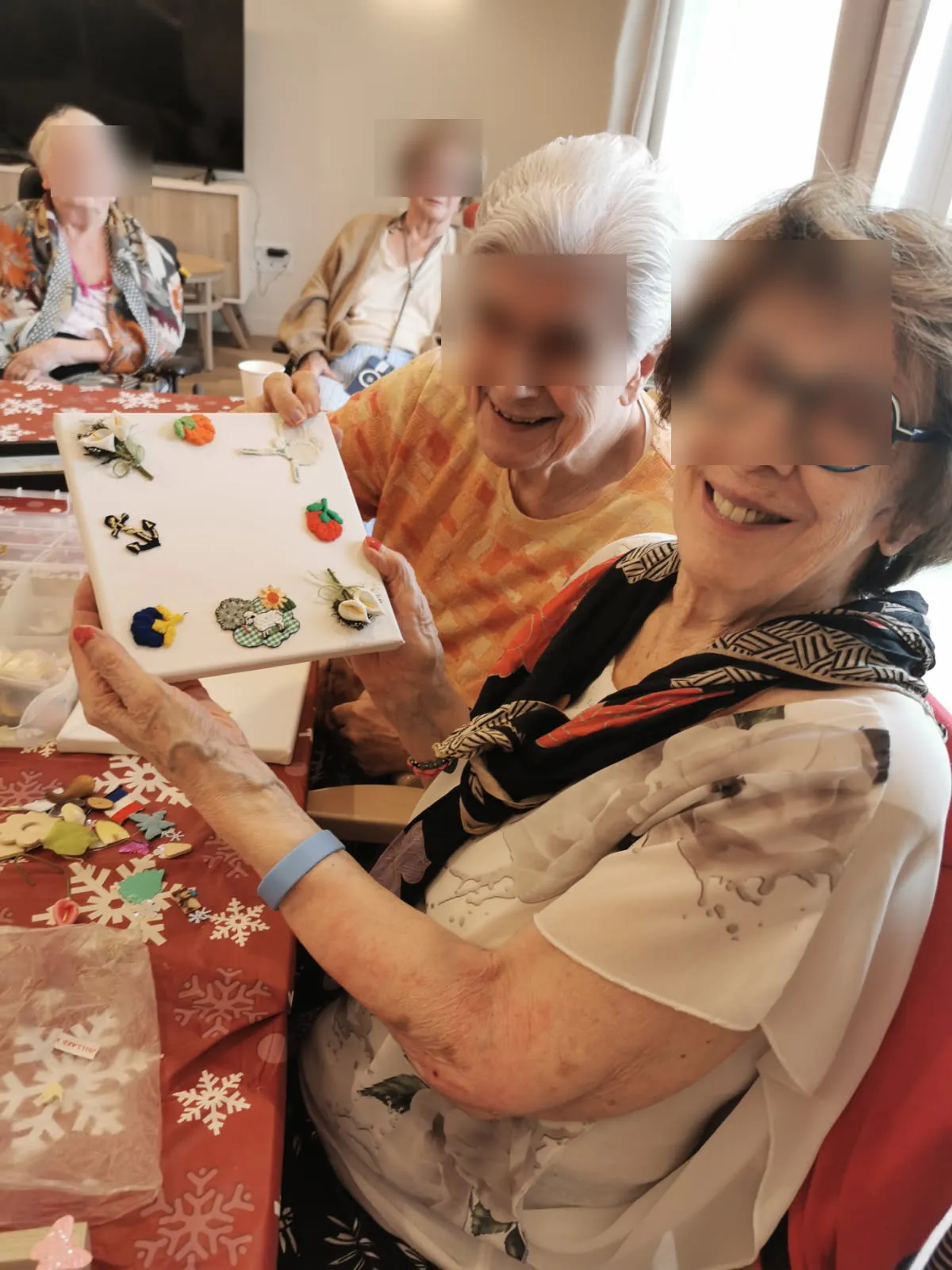 Atelier créatif cet après-midi avec Annie 