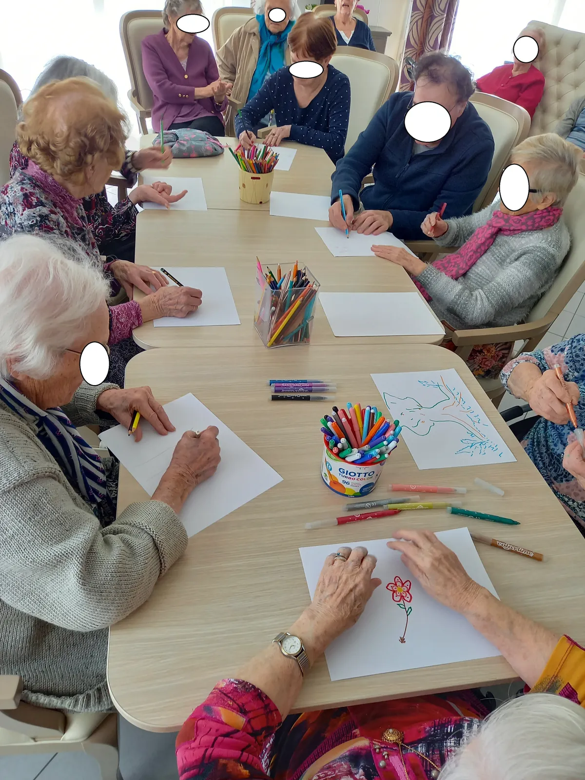 Atelier d'art-thérapie : le toucher