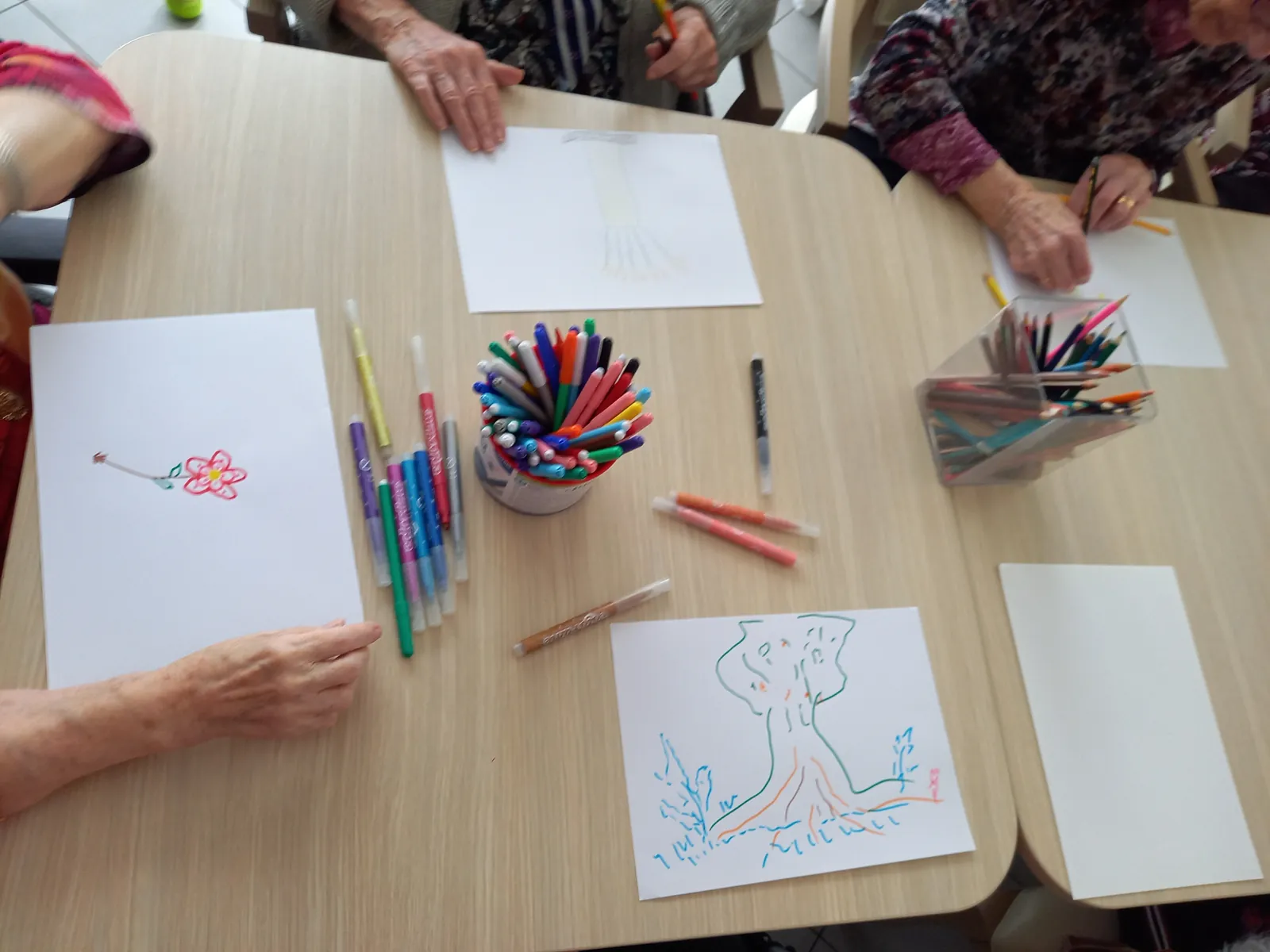 Atelier d'art-thérapie : le toucher