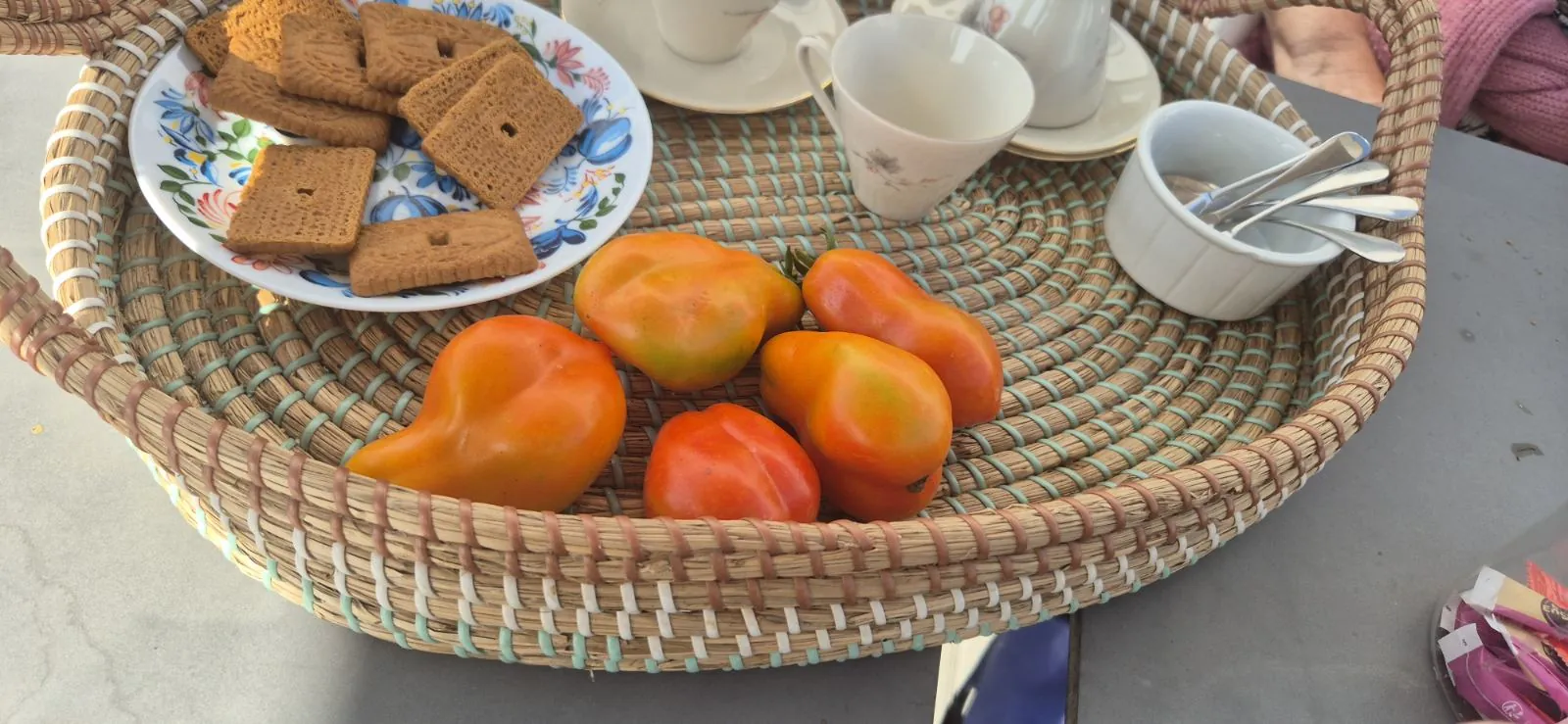 Un petit café, une belle récolte et beaucoup de bonne humeur