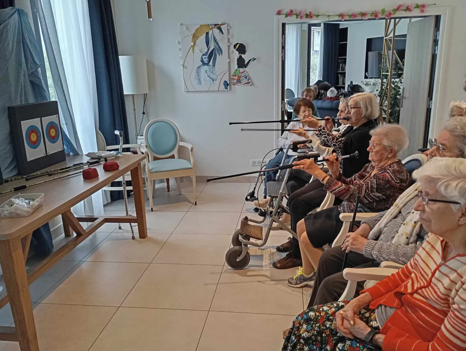Après-midi Jeux Olympiques à la résidence Saint Jean d'Agen