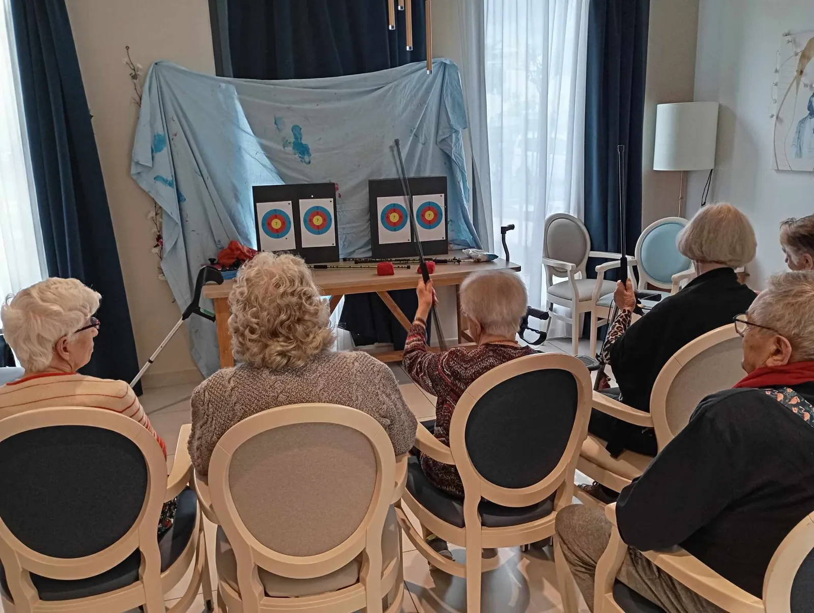 Après-midi Jeux Olympiques à la résidence Saint Jean d'Agen