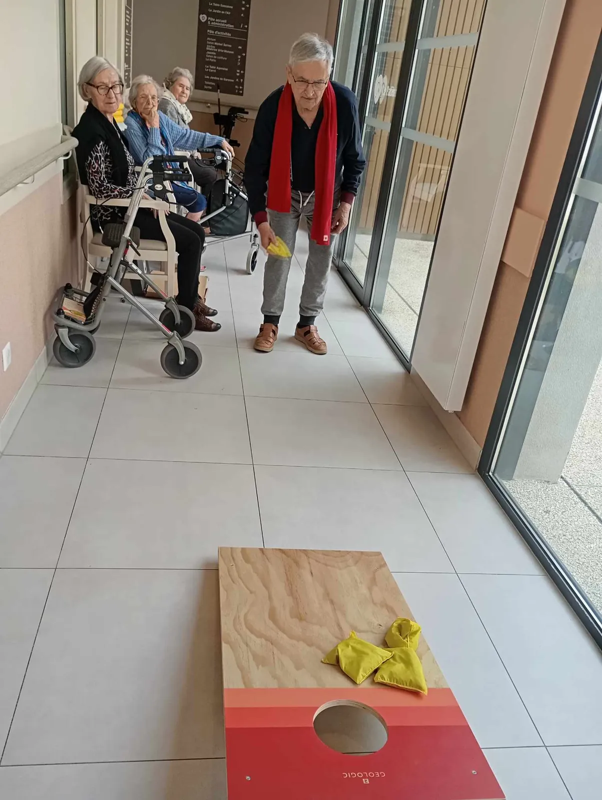 Après-midi Jeux Olympiques à la résidence Saint Jean d'Agen