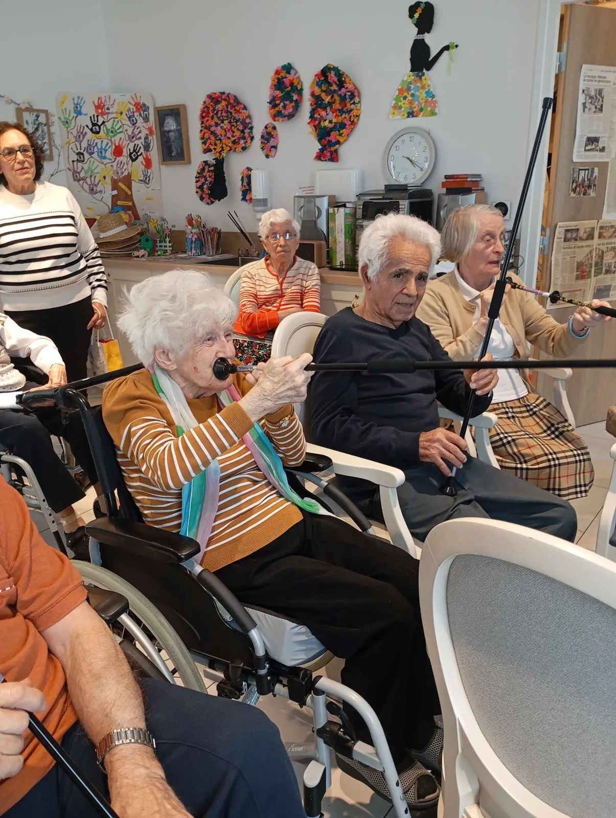 Après-midi Jeux Olympiques à la résidence Saint Jean d'Agen