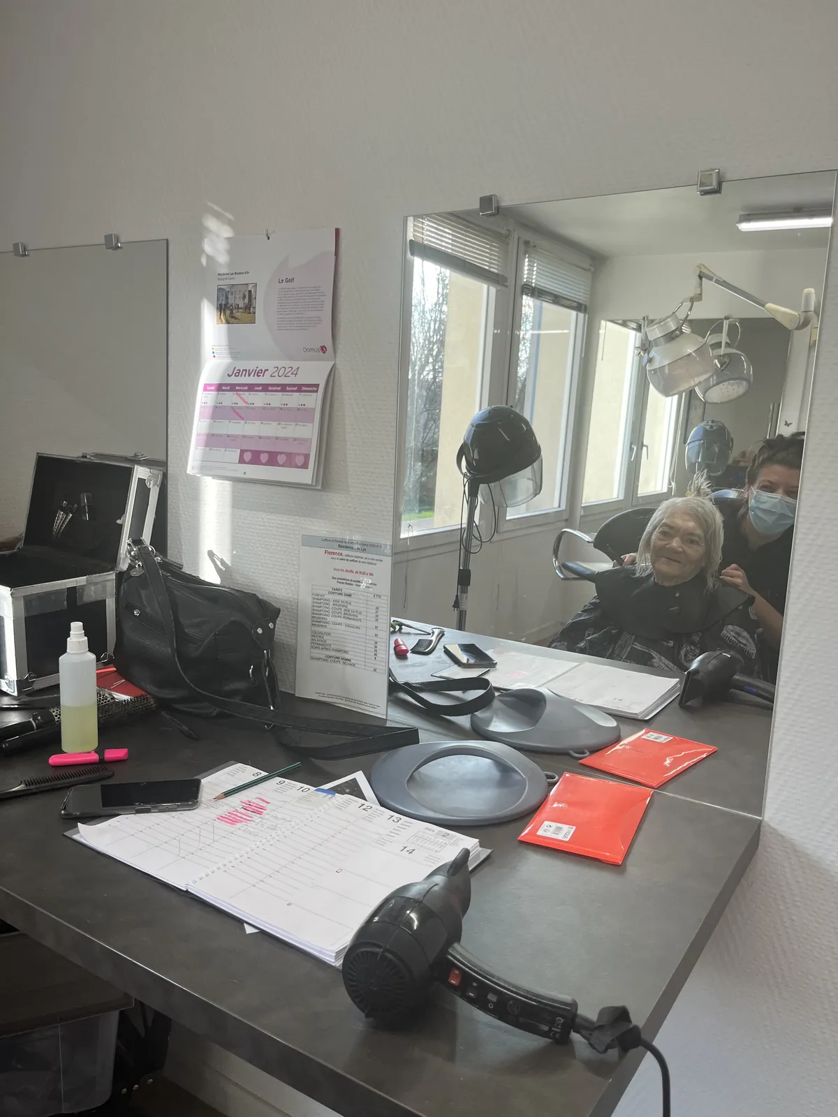 Changement de tarif pour la coiffeuse 