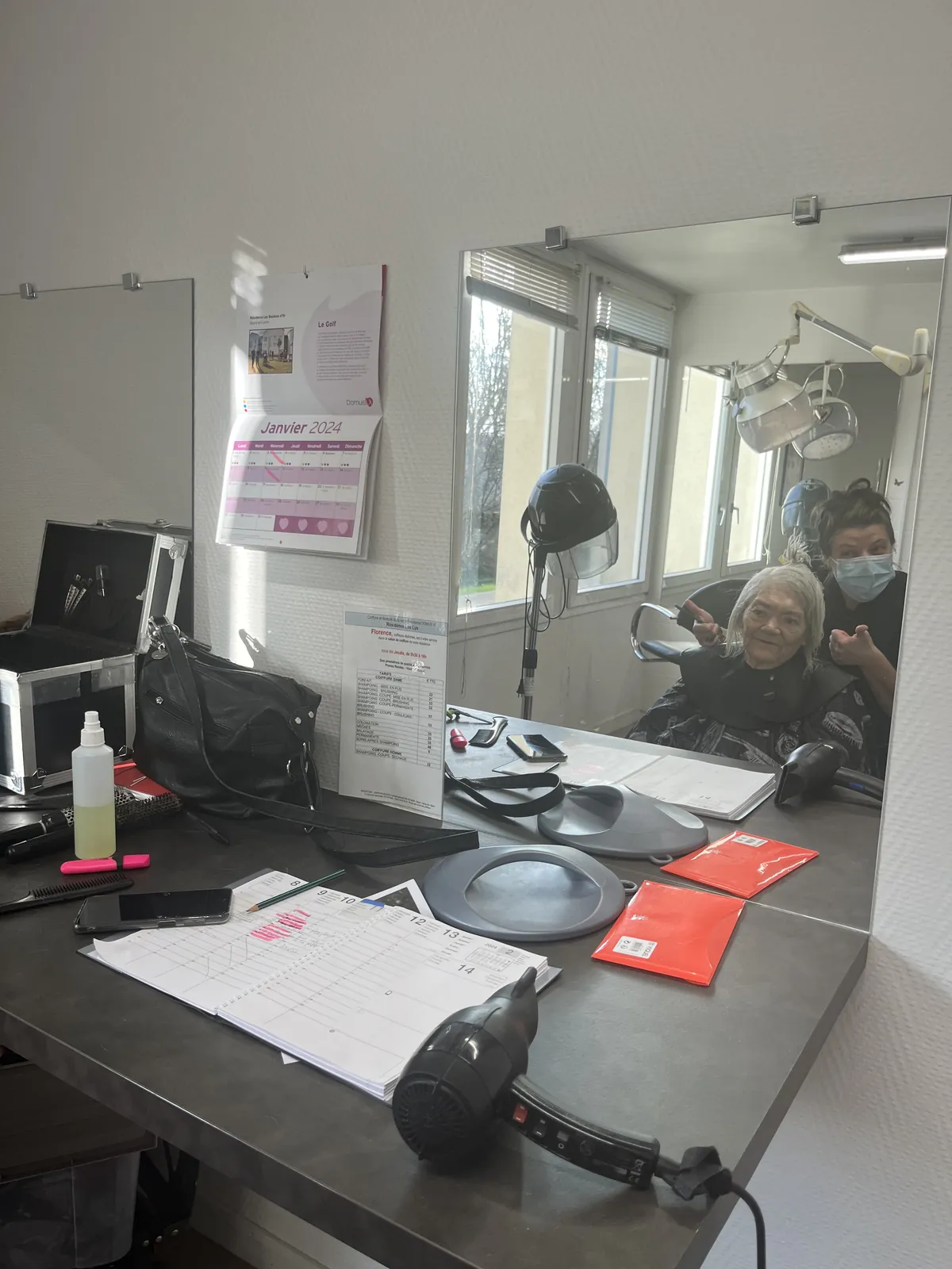 Changement de tarif pour la coiffeuse 